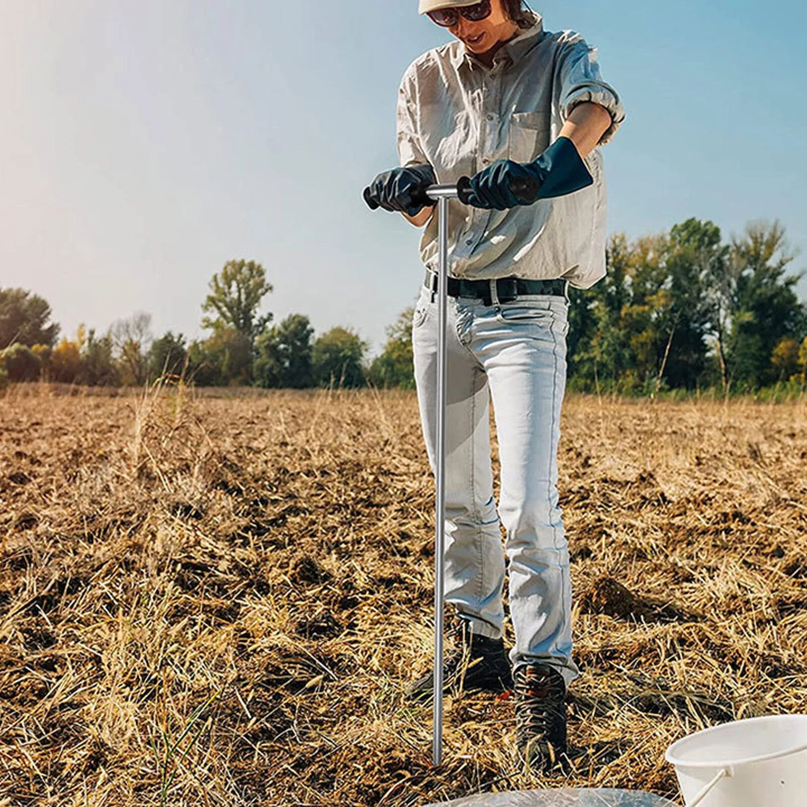 Geotechnical engineers performing soil testing and survey services in Bangalore