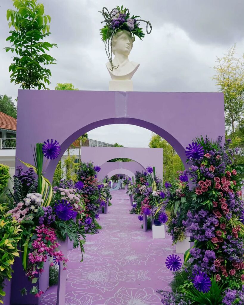 “A beautiful beginning, styled to perfection Mehul and Poojas carnival celebration More than