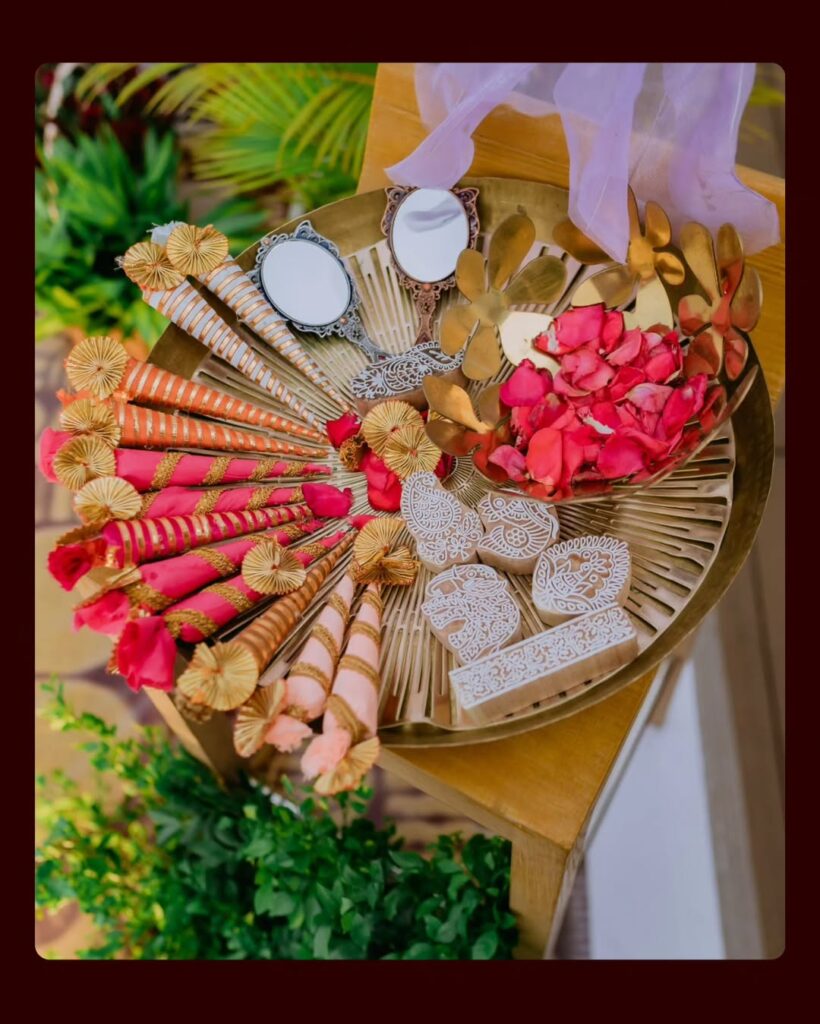 “Turning festive dreams into reality 🌿✨This Mehndi decor was a vibrant celebration of love — a (1)