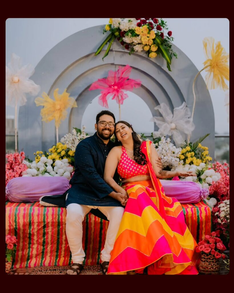 “Turning festive dreams into reality 🌿✨This Mehndi decor was a vibrant celebration of love — a